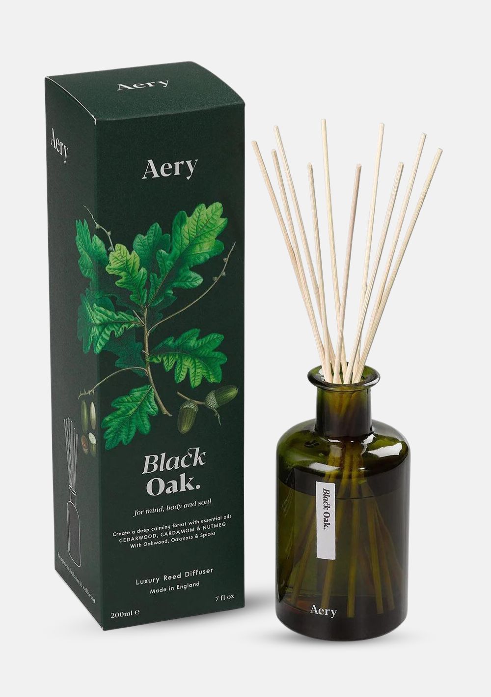 BLACK OAK REED DIFFUSER - CEDARWOOD CARDAMON AND NUTMEG