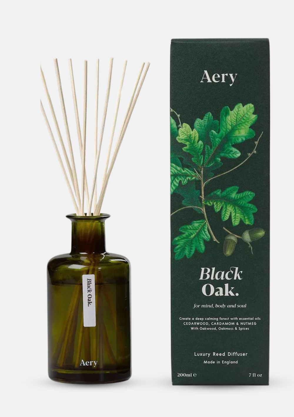 BLACK OAK REED DIFFUSER - CEDARWOOD CARDAMON AND NUTMEG