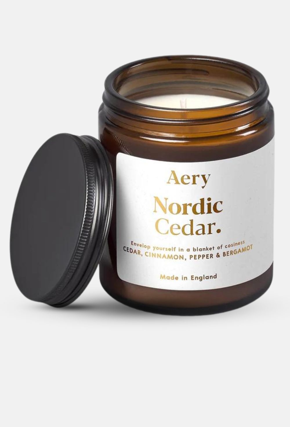 Nordic Cedar brown jar