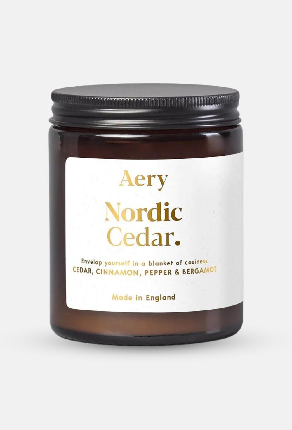 Nordic Cedar brown jar